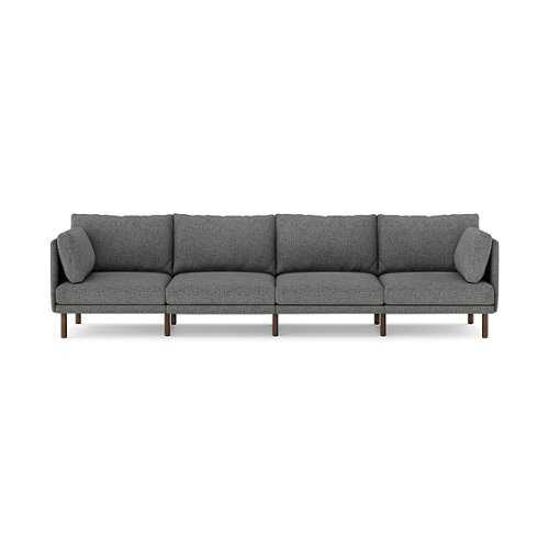 Rent to own Burrow - Modern Field 4-Piece Sofa - Carbon