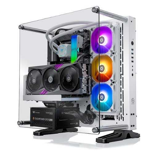 Monthly Payment Plans For Thermaltake - Artic i4790 Gaming Desktop - Intel Core i9-13900KF - 64GB RGB Memory - NVIDIA GeForce RTX 4090 - 3TB NVMe M.2 - White