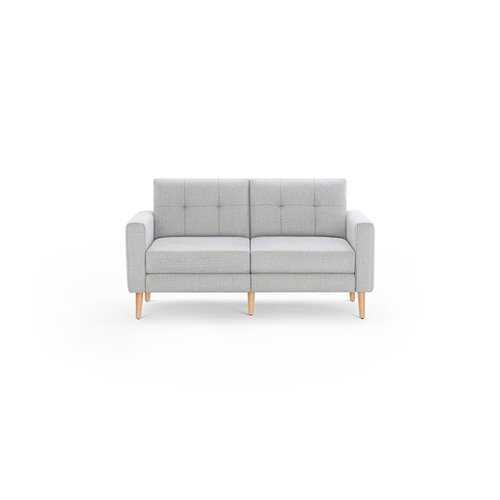 Rent to own Burrow - Mid-Century Nomad Loveseat - Crushed Gravel