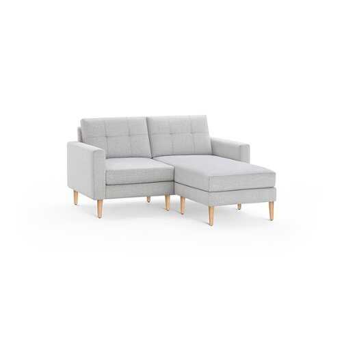Rent to own Burrow - Mid-Century Nomad Sectional Loveseat - Crushed Gravel