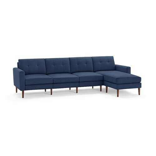 Rent to own Burrow - Mid-Century Nomad King Sectional - Navy Blue