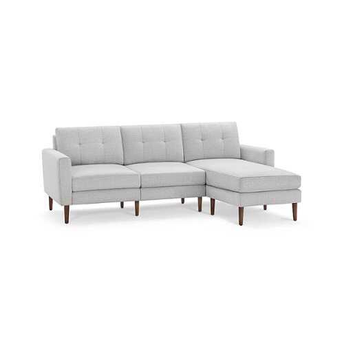Rent to own Burrow - Mid-Century Nomad Sofa Sectional - Crushed Gravel