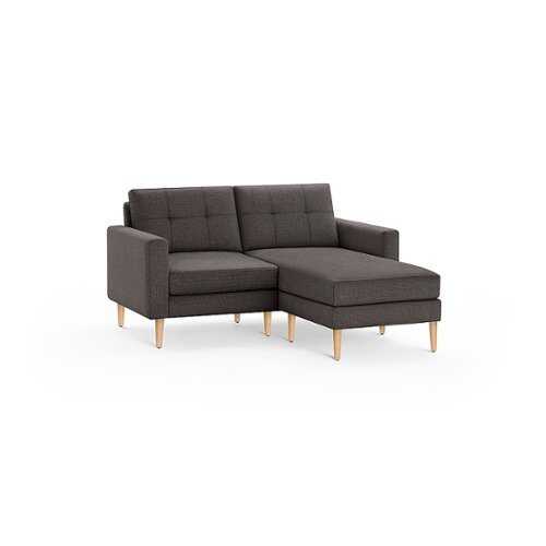Rent to own Burrow - Mid-Century Nomad Sectional Loveseat - Charcoal