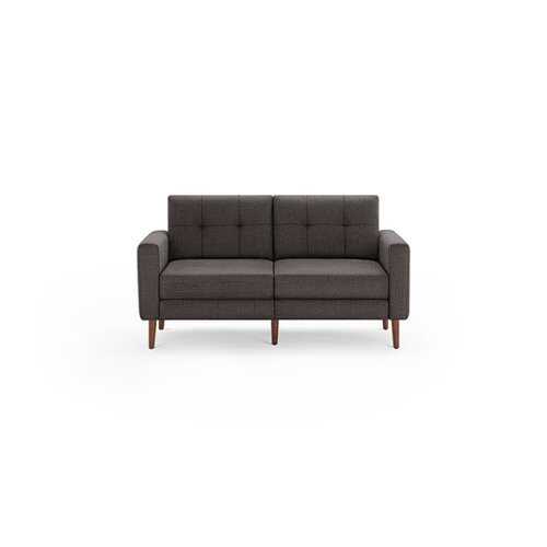Rent to own Burrow - Mid-Century Nomad Loveseat - Charcoal