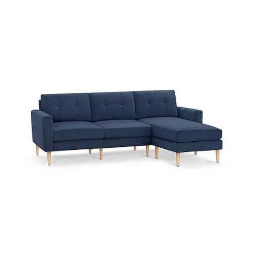 Rent to own Burrow - Mid-Century Nomad Sofa Sectional - Navy Blue