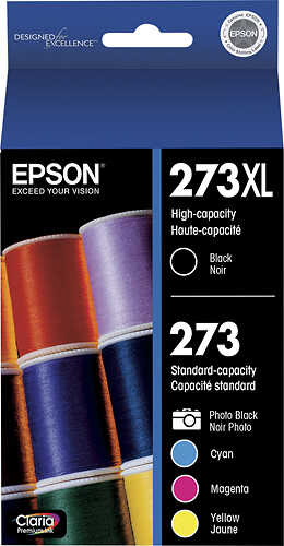 Rent to own Epson - 273XL 5-Pack High-Yield Ink Cartridges - Photo Black/Black/Cyan/Magenta/Yellow