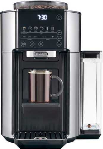 Rent To Own - De'Longhi TrueBrew Automatic Single Serve, 8 oz to 24 oz Coffee Maker with Bean Extract Technology - Stainless