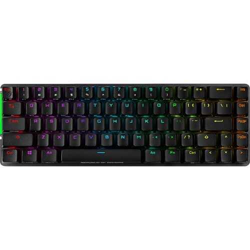Rent to own ASUS - Full-Sized Wired Mechanical Gaming Keyboard - Black, Gray