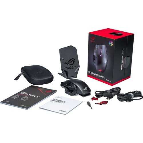 Rent to own ASUS - Spatha X Wireless Optical Gaming Mouse with Lightweight - Black