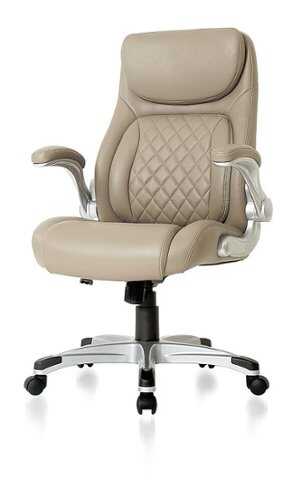 Rent to own Nouhaus - Posture Ergonomic PU Leather Office Chair - Taupe