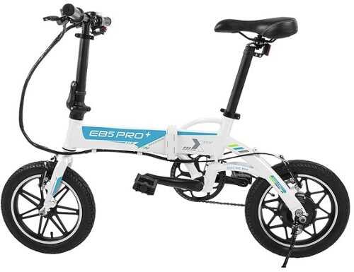 Rent to own Swagtron - EB-5 Plus Electric Bike w/ 16-mile Max Operating Range & 15 mph Max Speed - White