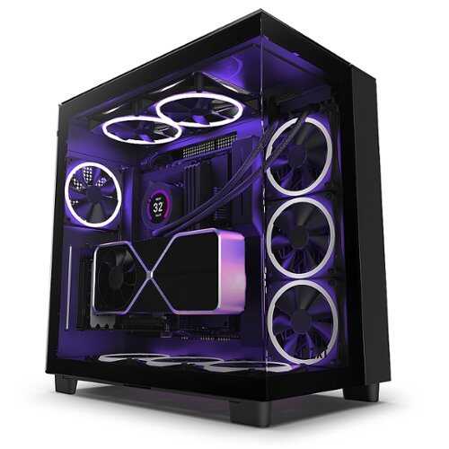 Rent to own NZXT - H9 Elite ATX Premium Dual-Chamber Mid-Tower Case - Black