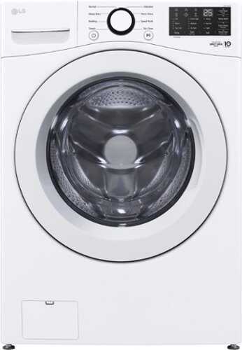 Rent To Own - LG - 5.0 Cu. Ft. Smart Front Load Washer with 6 Motion Technology - White