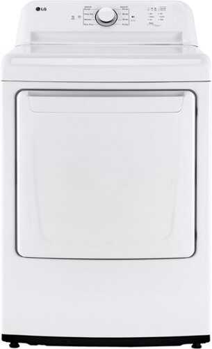 Rent To Own - LG - 7.3 Cu. Ft. Smart Electric Dryer with Sensor Dry - White