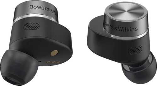 Rent to own Bowers & Wilkins - Pi7 S2 True Wireless Earphones with ANC, Dual Hybrid Drivers, Qualcomm aptX Technology, Compatible with Android/iOS - Satin Black