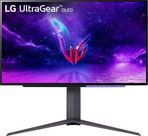 Rent to own LG - UltraGear 27" OLED QHD FreeSync and NVIDIA G-SYNC Compatible Gaming Monitor with HDR10 (DisplayPort, HDMI, USB) - Black