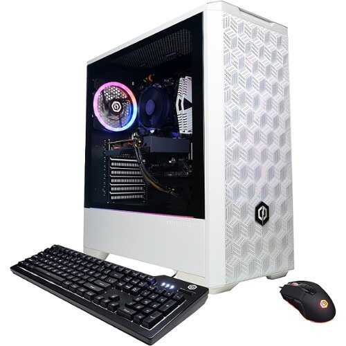 CyberPowerPC - Gamer Master Gaming Desktop - AMD Ryzen 7 7700X - 16GB Memory - NVIDIA GeForce RTX 4070 Ti - 1TB SSD - White