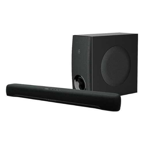 Rent to own Yamaha SR-C30A 2.1-Channel Indoor Compact Bluetooth Sound Bar with Wireless Subwoofer, 90 Watts - Black