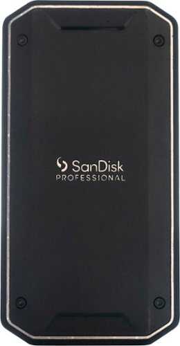 Rent to own SanDisk Professional - PRO-G40 SSD 1TB External Thunderbolt 3 and USB-C NVMe Portable SSD - Black