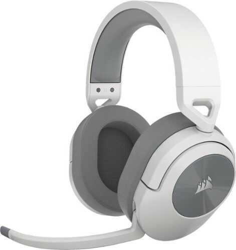 Rent to own CORSAIR - HS55 Surround Wireless Dolby Audio 7.1 Gaming Headset for PC, PS5, with - White