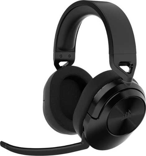 Rent to own CORSAIR - HS55 Surround Wireless Dolby Audio 7.1 Gaming Headset for PC, PS5, with - Carbon