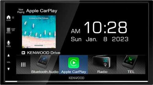 Rent to own Kenwood - 6.8" - Android Auto & Apple CarPlay - Built-in Bluetooth - In-Dash Digital Media Receiver - Black