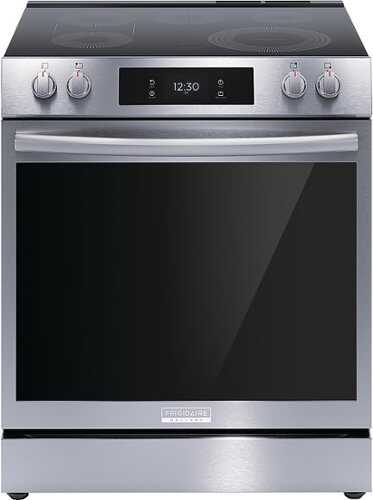 Rent to own Frigidaire - Gallery 6.2 Cu. Ft. Freestanding Electric Total Convection Range - Stainless steel