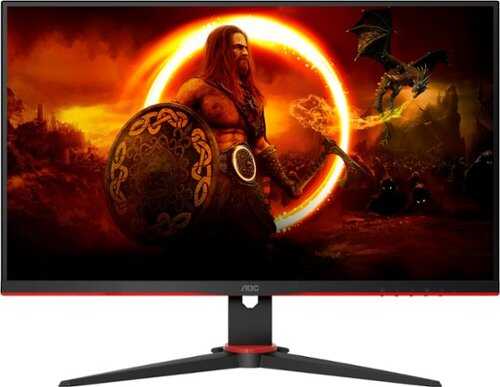 Rent to own AOC - 24G2SPE 23.8" LCD FHD Gaming Monitor - Black/Red