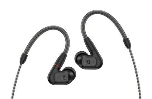 Sennheiser - IE 200 In-Ear Audiophile Headphone-TrueResponse Transducers for Neutral Sound, Impactful Bass & 2yr warranty - Black