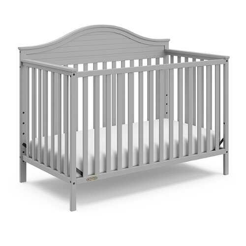 Rent to own Graco - Stella 5-in-1 Convertible Crib - Pebble Gray