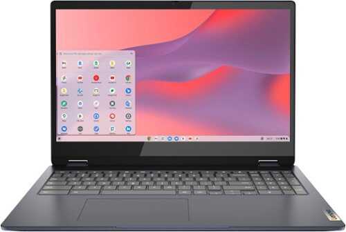 Lenovo - Flex 3 Chromebook 15.6" FHD Touch-Screen Laptop - Pentium Silver N6000 - 8GB Memory - 64GB eMMC - Abyss Blue