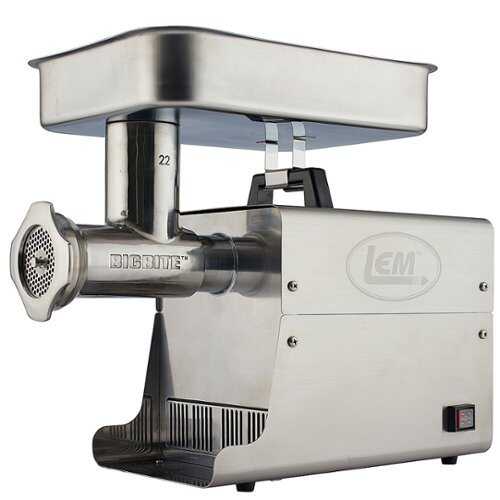 Rent to own LEM Product - #22 Big Bite Meat Grinder - 1 HP - Stainless