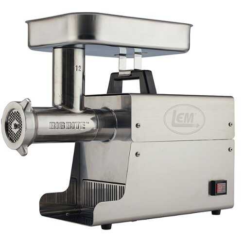 Rent to own LEM Product - #12 Big Bite Meat Grinder - 0.75 HP - Stainless