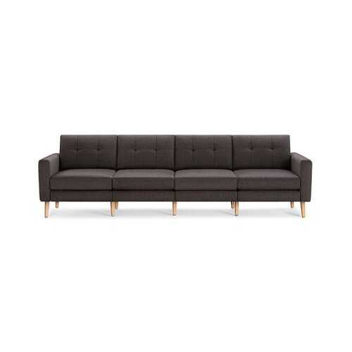 Rent to own Burrow - Mid-Century Nomad King Sofa - Charcoal