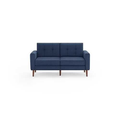 Rent to own Burrow - Mid-Century Nomad Loveseat - Navy Blue