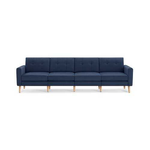 Rent to own Burrow - Mid-Century Nomad King Sofa - Navy Blue