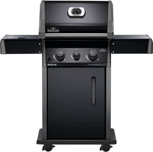 Rent to own Napoleon - Rogue 365 Propane Gas Grill with Side Burner - Black