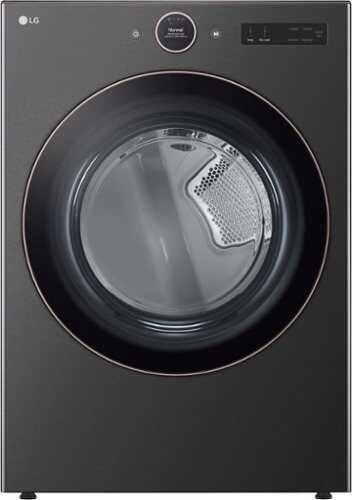 Rent To Own - LG - 7.4 Cu. Ft. Smart Electric Dryer with Steam and Sensor Dry - Black
