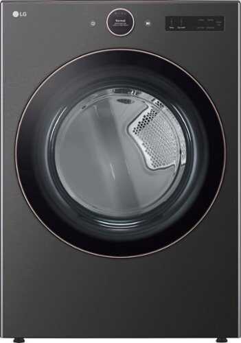 Rent To Own - LG - 7.4 Cu. Ft. Smart Gas Dryer with Steam and Sensor Dry - Black