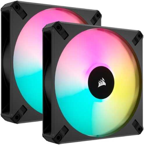 Rent to own CORSAIR - AF140 RGB ELITE 140mm Fluid Dynamic Bearing Dual Fan Kit with AirGuide Technology - Black