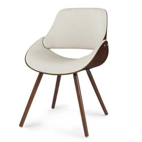 Rent to own Simpli Home - Malden Bentwood Dining Chair with Wood Back - Cream