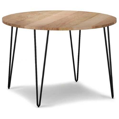 Rent to own Simpli Home - Hunter 45 Inch Round Dining Table - Natural