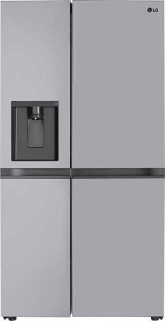 Rent to own LG - 27.6 Cu. Ft. Side-by-Side Smart Refrigerator - Stainless steel