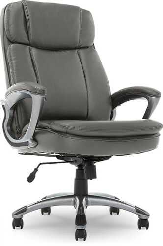 Rent to own Serta - Fairbanks Big and Tall Executive Office Chair - Gray