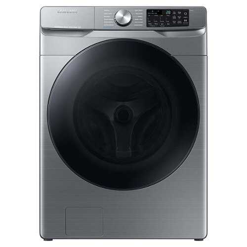 Rent to own Samsung - 4.5 cu. ft. Large Capacity Smart Front Load Washer with Super Speed Wash - Platinum