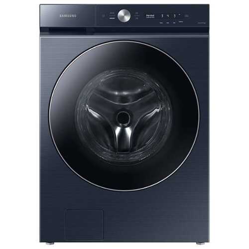 Rent To Own - Samsung - Bespoke 5.3 cu. ft. Ultra Capacity Front Load Washer with AI OptiWash and Auto Dispense - Brushed Navy