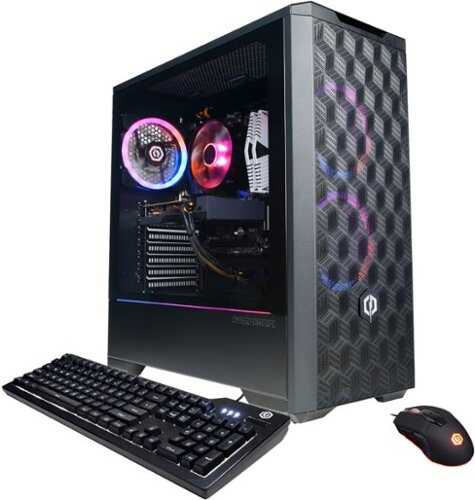 CyberPowerPC - Gamer Master Gaming Desktop - AMD Ryzen 5 5500 - 16GB Memory - NVIDIA GeForce RTX 3060 - 500GB SSD - Black