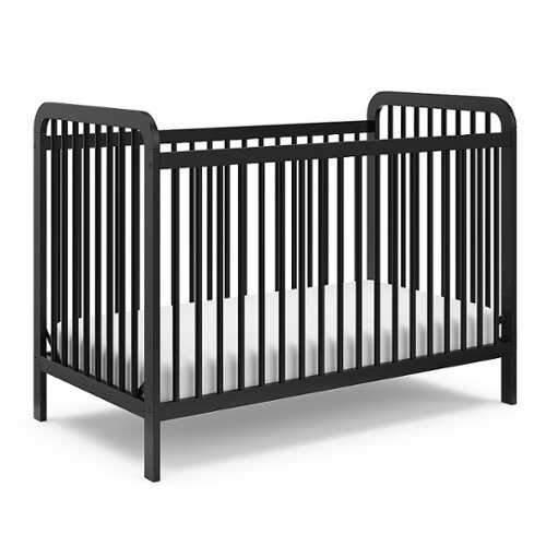 Rent to own Storkcraft - Pasadena 3-in-1 Convertible Crib - Black