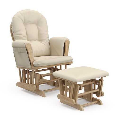 Rent to own Storkcraft - Hoop Glider and Ottoman - Natural/Beige