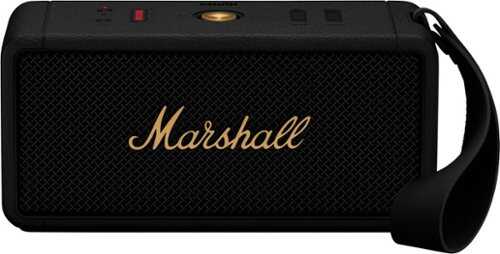 Rent to own Marshall - MIDDLETON BLUETOOTH PORTABLE SPEAKER - BLACK AND BRASS